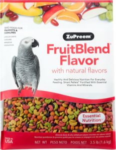 ZuPreem Fruit Blend Flavor Parrot & Conure Food